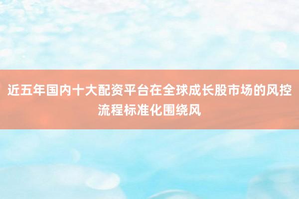 近五年国内十大配资平台在全球成长股市场的风控流程标准化围绕风